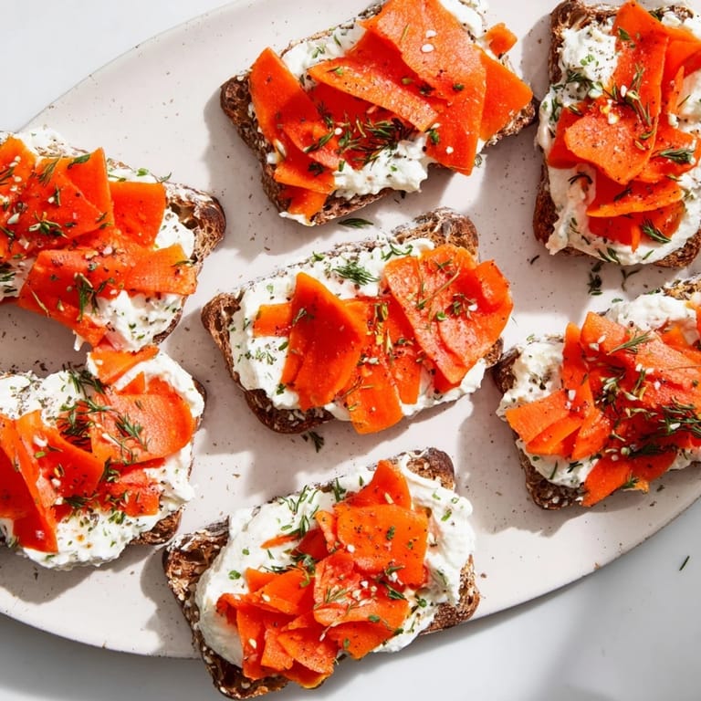 Zobaczysz soczyste, czerwone Polish Horseradish Beet Bites na krakersach, idealne na szybką przekąskę.