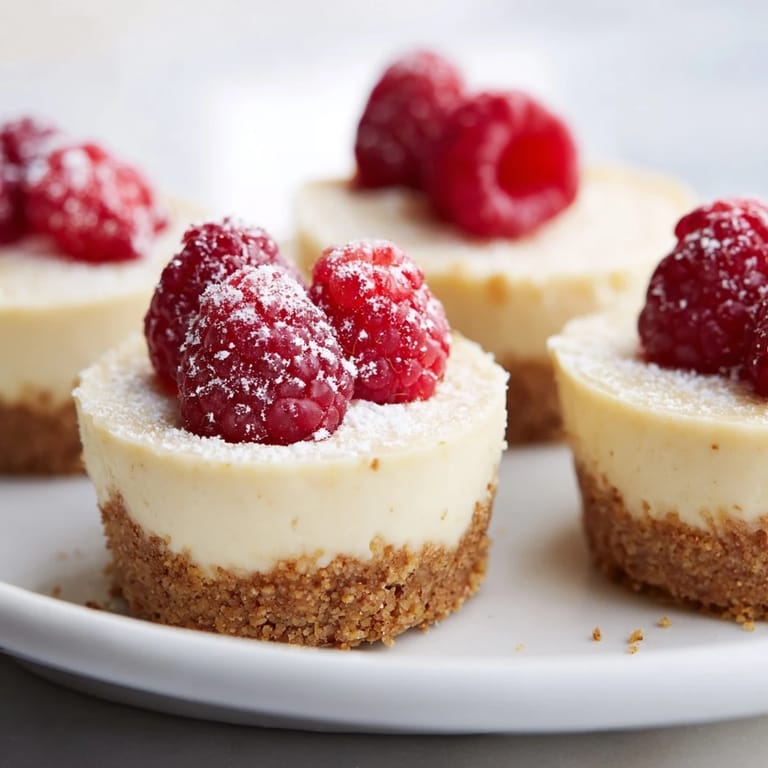 Delectable Quick Sernik Mini Cheesecake Cups with a crumbly crust, perfect for a sweet treat.