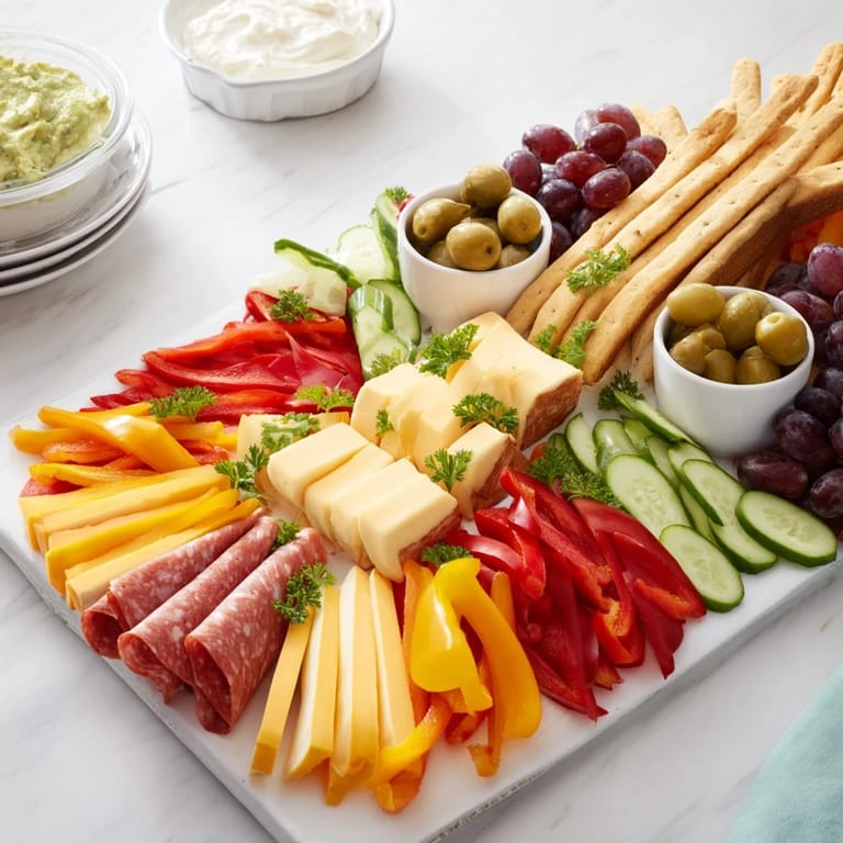 This Rock Star Guitar Snack Platter features salami and crackers arranged to look like a guitar.