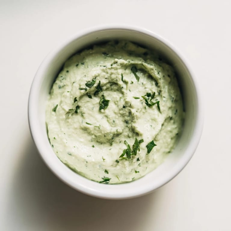 Bright and flavorful Green Goddess Salad Dip, ready to be enjoyed as a refreshing appetizer.