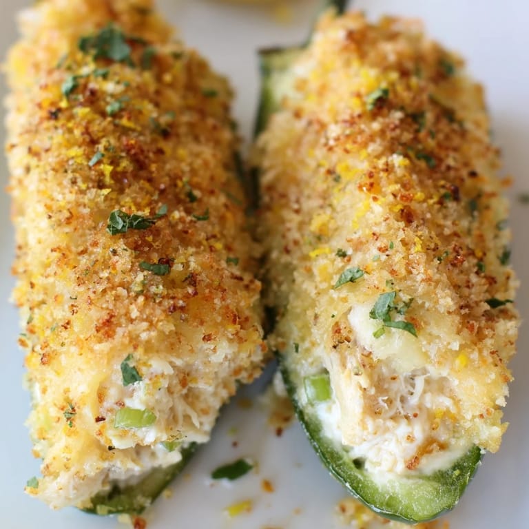 Aromatyczne Cajun Crab Poppers podane na blaszce, z mięsistym nadzieniem z kraba i chrupiącą posypką z bułki tartej.