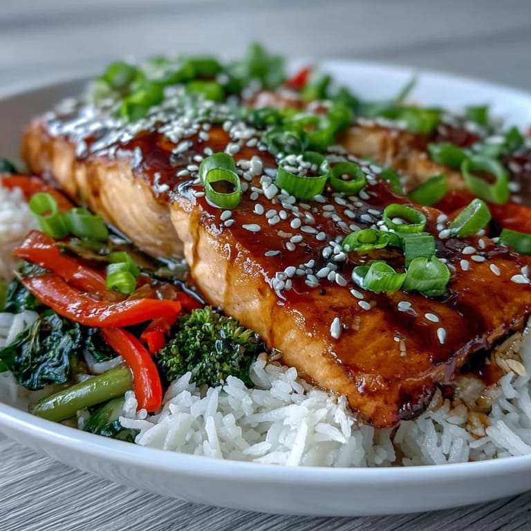Flavorful teriyaki salmon bowl, a quick and satisfying weeknight meal.