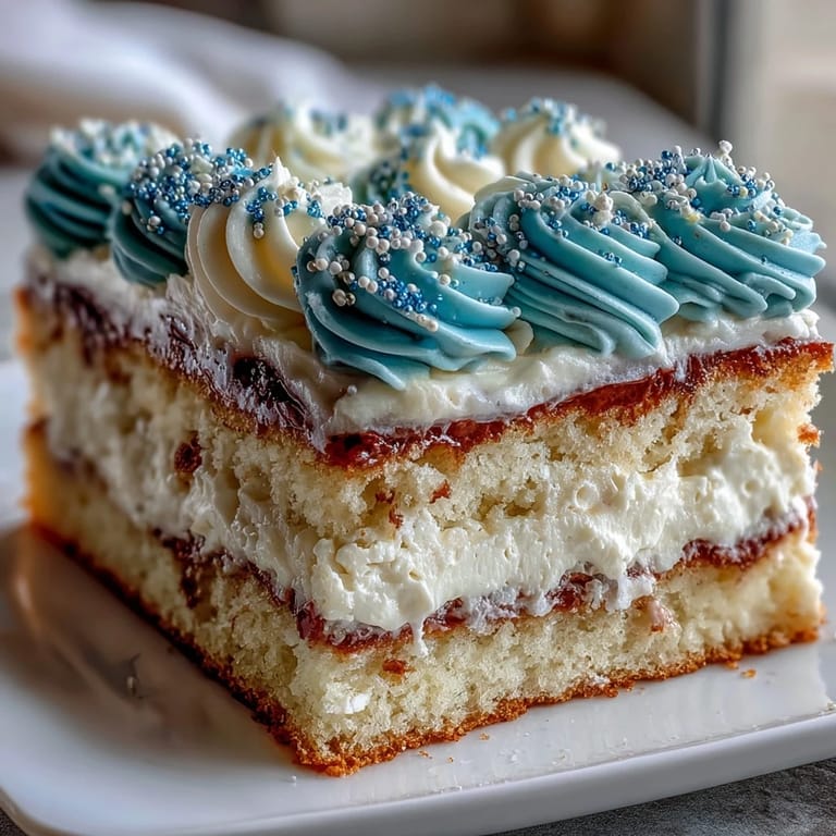 Słodki, puszysty tort waniliowy z dekoracją na ślubny tort i festyn ślubny.  